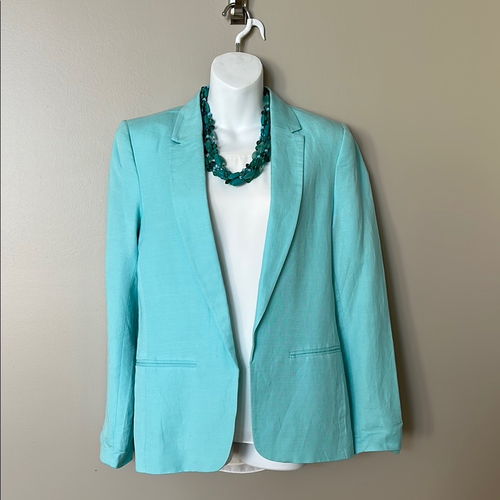 RW&CO. Blue Blazer Tailored Suit Jacket